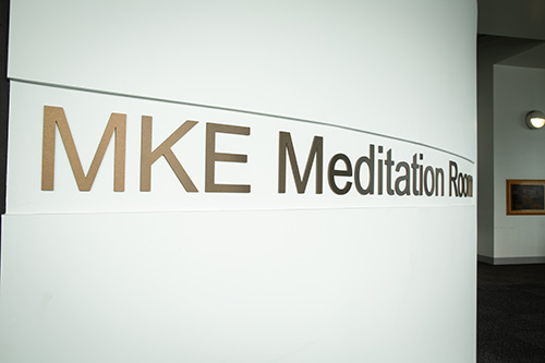 MKE Meditation room sign