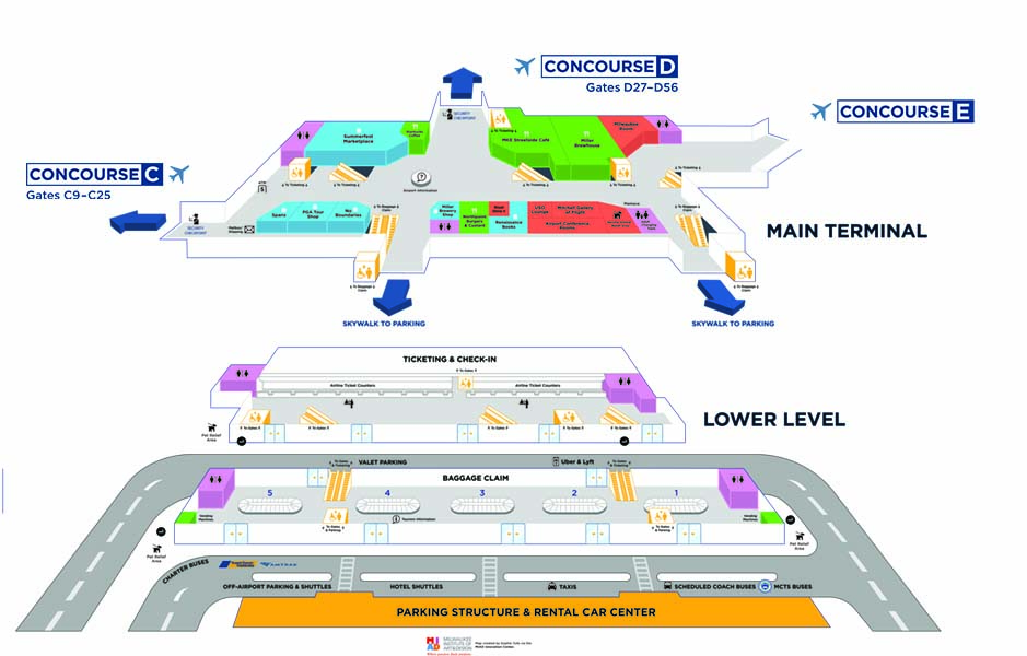 Interactive Terminal Guide Mitchell Airport