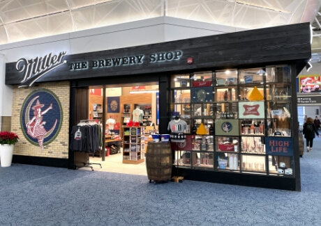Miller The Brewery Shop at MKE Airport