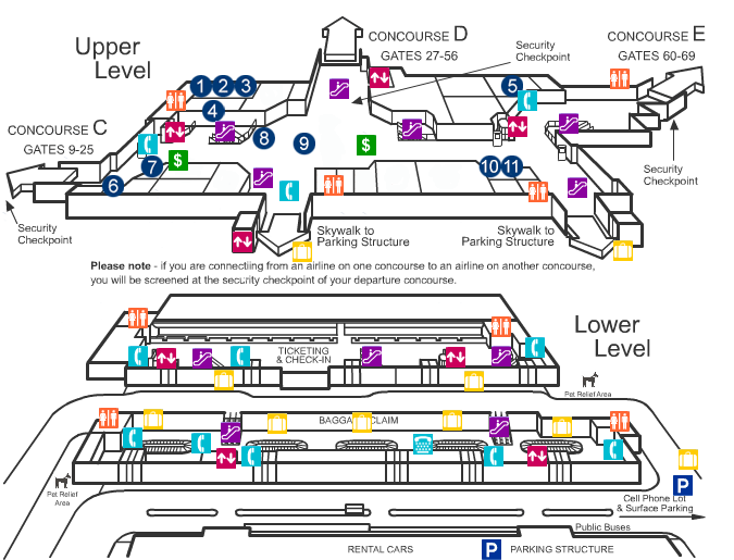 General Mitchell Airport Map Map Of The World